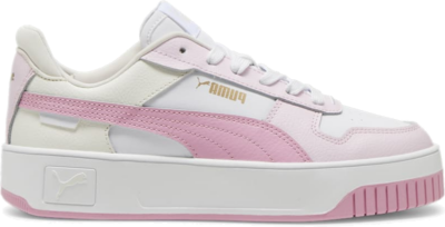 PUMA Carina Street Sneakers Women, White/Pink Lilac/Gold 389390_22