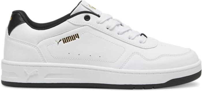 Women’s PUMA Court Classy Sneakers, White/Black/Gold 395021_03