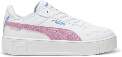 PUMA Carina Street Deep Dive Youth Sneakers, White/Fast Pink/Blue Skies 395455_01