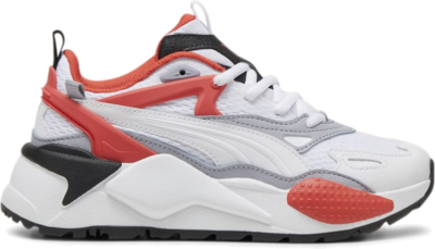 PUMA Rs-X Efekt Youth Sneakers, White/Active Red 395550_03
