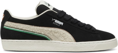 Women’s PUMA Suede For The Fanbase Sneakers, Black/Warm White 397266_02