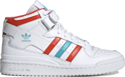 adidas Forum Mid White Preloved Red Blue (Women’s) HQ1952