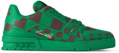 Louis Vuitton LV Trainer Sneaker Damier Pop Green 1ACN5D