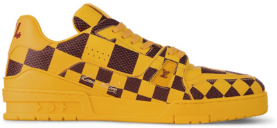 Louis Vuitton LV Trainer Sneaker Damier Pop Yellow 1ACN4J