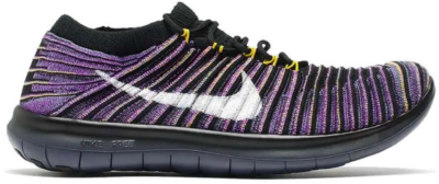 Nike Free Run Motion Flyknit Black Vivid Purple (Women’s) 847660-002