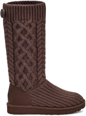 UGG Classic Cardi Cabled Knit Boot Burnt Cedar (Women’s) 1146010-BCDR