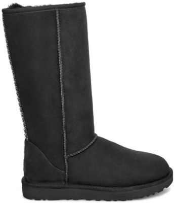 UGG Classic Tall II Tasman Braid Boot Black (Women’s) 1110698-BLK