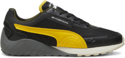 Women’s PUMA Porsche Legacy Speedfusion Driving Shoe Sneakers, Black/Sport Yellow 307778_04