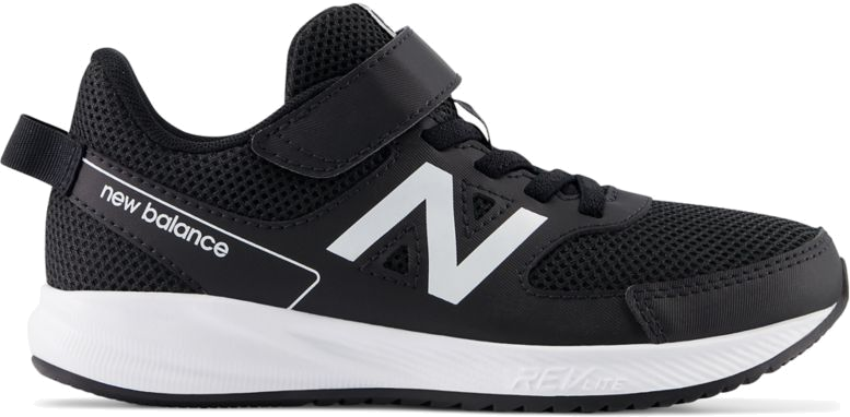 New Balance Kinderen 570v3 Bungee Lace with Top Strap Zwart IT570BW3