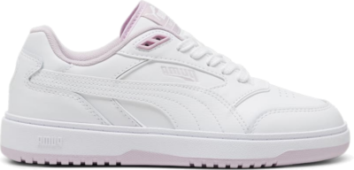 Women’s PUMA Doublecourt Sneakers, White/Grape Mist 393284_11