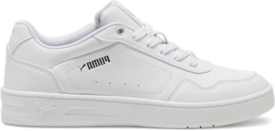 Women’s PUMA Court Classy Sneakers, White/Silver 395021_01