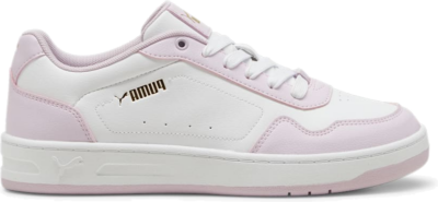 Women’s PUMA Court Classy Sneakers, White/Grape Mist/Gold 395021_06