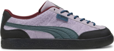 Women’s PUMA x Perks And Mini Clyde Sneakers, Lavender Shock/Ocean Tropic 396039_01