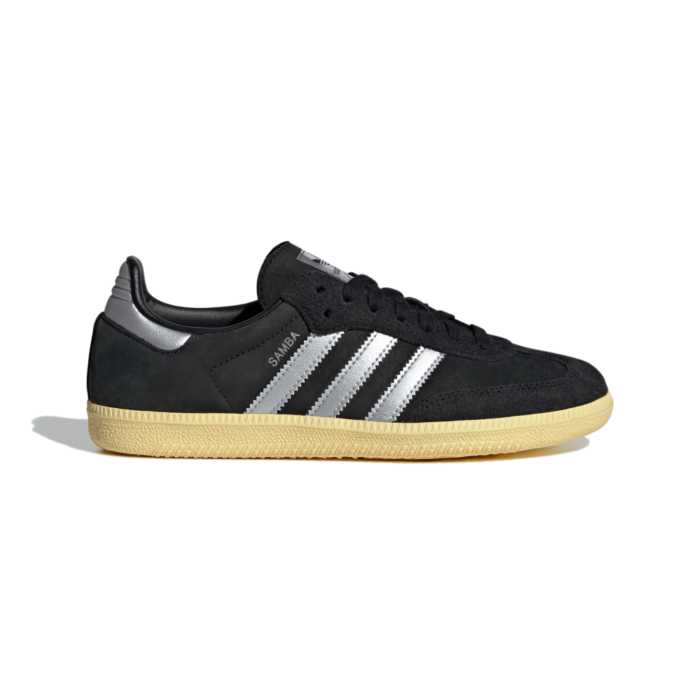 Adidas Samba OG Core Black Matte Silver (W) IE8128