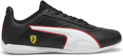 Women’s PUMA Scuderia Ferrari Tune Cat Driving Shoe Sneakers, Black/White 308058_01