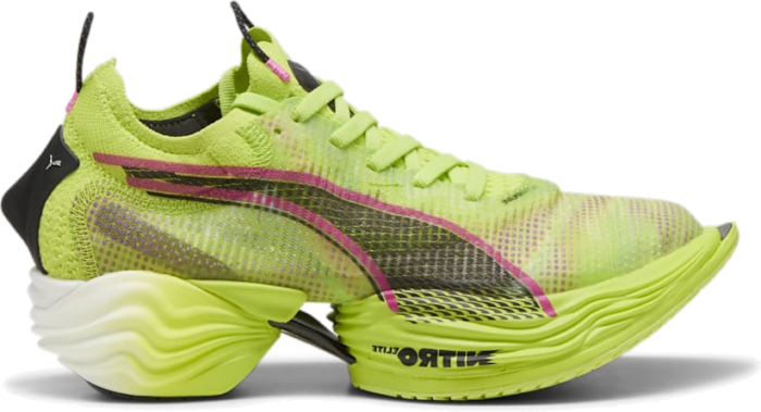 Puma pink store fluorescent green shoes