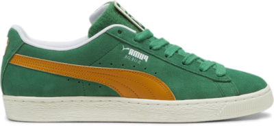 Women’s PUMA Suede Patch Sneakers, Archive Green/Frosted Ivory 395388_01