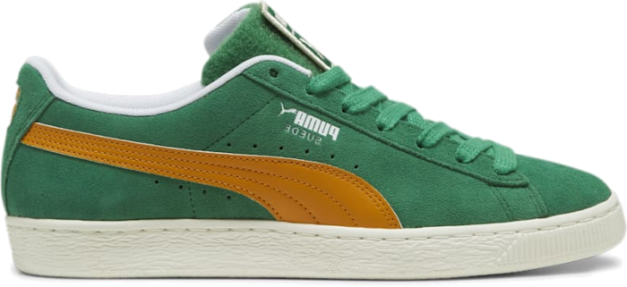 Women’s PUMA Suede Patch Sneakers, Archive Green/Frosted Ivory 395388_01