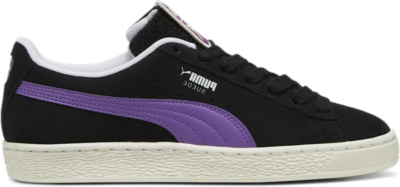 Women’s PUMA Suede Patch Sneakers, Black/Ultraviolet Black,Ultraviolet 395388_02