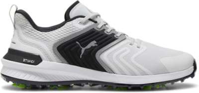 PUMA Ignite Innovate Men’s Golf Shoe Sneakers, Feather Grey/Black 379431_02