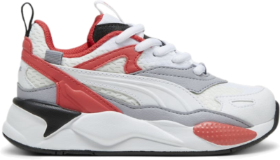 PUMA Rs-X Efekt Kids’ Sneakers, White/Active Red 395551_03