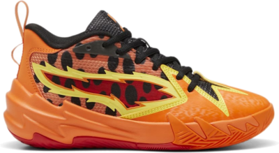 PUMA Hoops x Cheetos Scoot Zeros Youth Basketball , For All Time Red/Rickie Orange/Yellow Blaze 309865_02