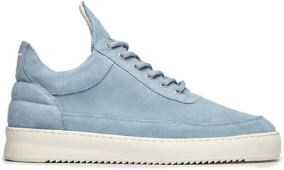 Filling Pieces Low Top Suede Organic Sky Blue 10122793501