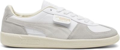 PUMA Palermo Leather Sneakers Unisex, White/Cool Light Grey/Sugared Almond White,Cool Light Gray,Sugared Almond 396464_02