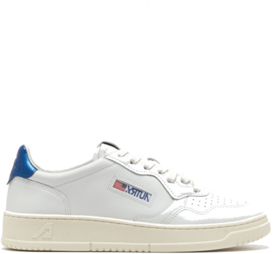 Lage Leren Sneakers Autry ; White ; Dames White