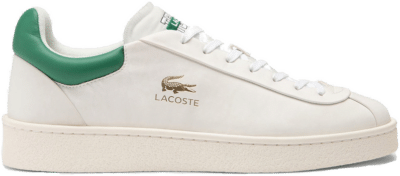 Lacoste Baseshot Sneakers Heren wit – groen 47SMA0040-082