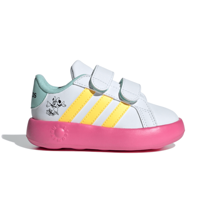 Adidas Grand Court Minnie Tennis Sportswear Kids Cloud White ID8018