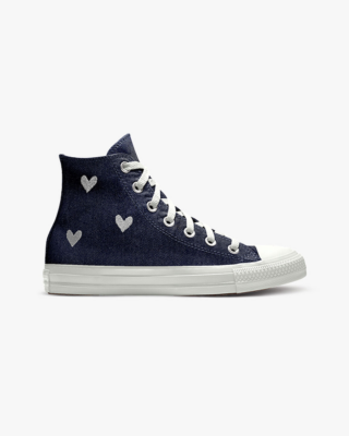 Converse Custom Chuck Taylor All Star Embroidery By You  163038CHO23_denim_hearts_G