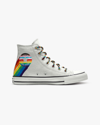 Converse Custom Chuck Taylor All Star Pride By You White 165809CSU23_rainbows