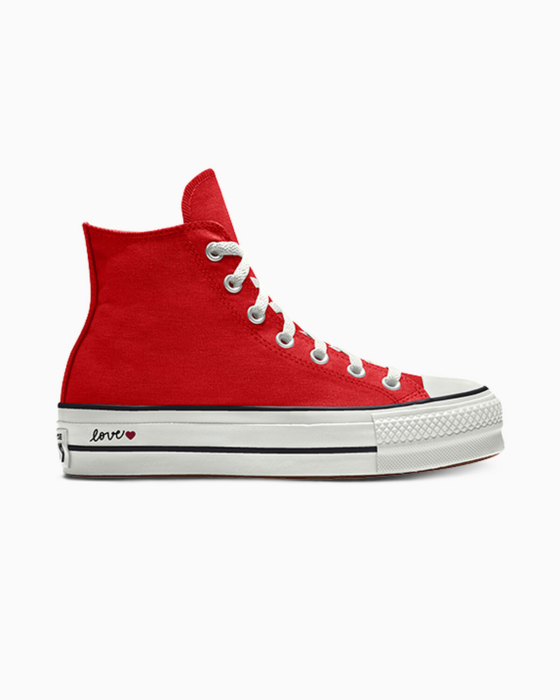 Converse Custom Chuck Taylor All Star Lift Platform Canvas By You Red 171210CSP24_conversered_V
