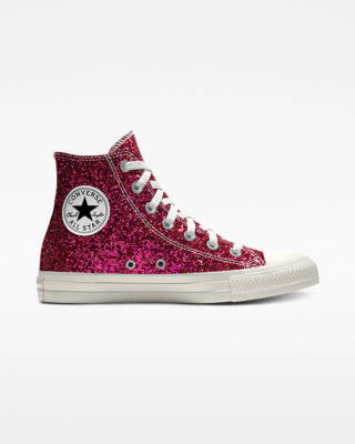 Converse Custom Chuck Taylor All Star Glitter By You Pink 173144CHO23_pink