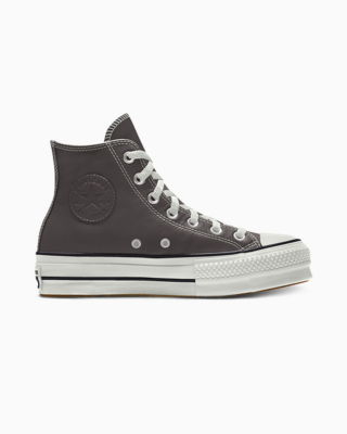 Converse Custom Chuck Taylor All Star Lift Platform Leather By You  173157CSP24_fossilized_SC