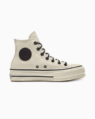Converse Custom Chuck Taylor All Star Lift Platform Leather By You White 173157CSP24_white_CO