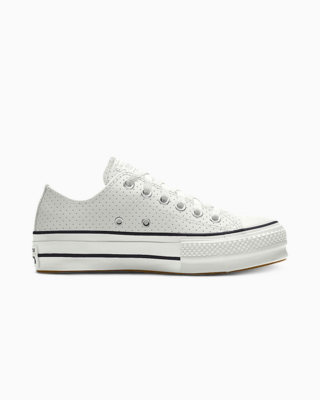 Converse Custom Chuck Taylor All Star Lift Platform Leather By You  173159CSP24_white_P