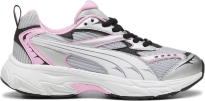 Women’s PUMA Morphic Athletic Sneakers, Feather Grey/Pink Delight/White 395919_03