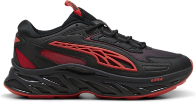 Women’s PUMA Exotek Nitro™ Energy Sneakers, Black/Active Red 396425_01