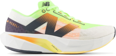 New Balance FuelCell Rebel v4 Bleached Lime Glo Hot Mango MFCXLL4