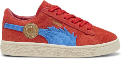 PUMA x One Piece Suede Kids Sneakers, For All Time Red/Ultra Blue 396649_01