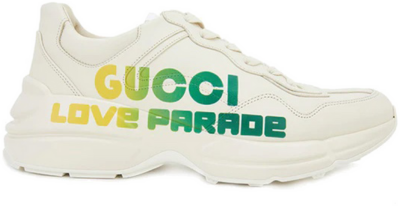 Gucci Rhyton Love Parade Beige Yellow Green 708796-DRW00-9522
