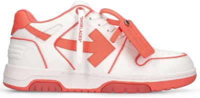 OFF-WHITE Out Of Office Low Outlined White Coral Red (Women’s) OWIA259S23LEA0070126