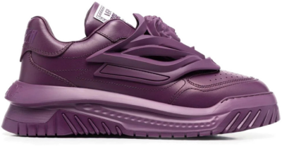 Versace Odissea Caged Rubber Medusa Sneaker Plum Purple 1004524-1A03180_1LA60