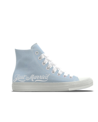 Converse Custom Chuck Taylor All Star Premium Wedding By You  A02245CSP24_blue_justmarried