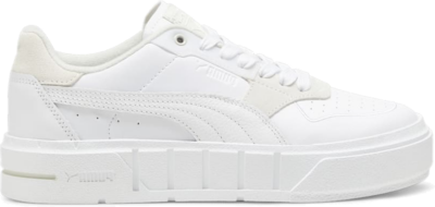 PUMA Cali Court Pureluxe Women’s Sneakers, White/Vapor Grey 395275_01