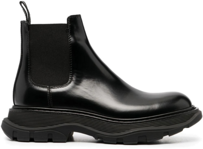 Alexander McQueen Chunky Sole Chelsea Boots Black (Women’s) 641837WHZ841000