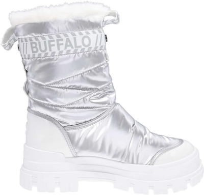 Buffalo Aspha Quilt Snowboot Silver (Women’s) 1622169