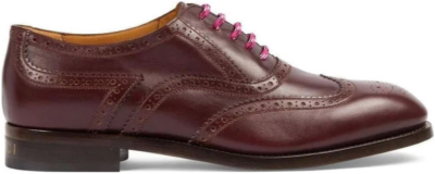 Gucci Lace-up Shoes Burgundy 723694 1W600 6039